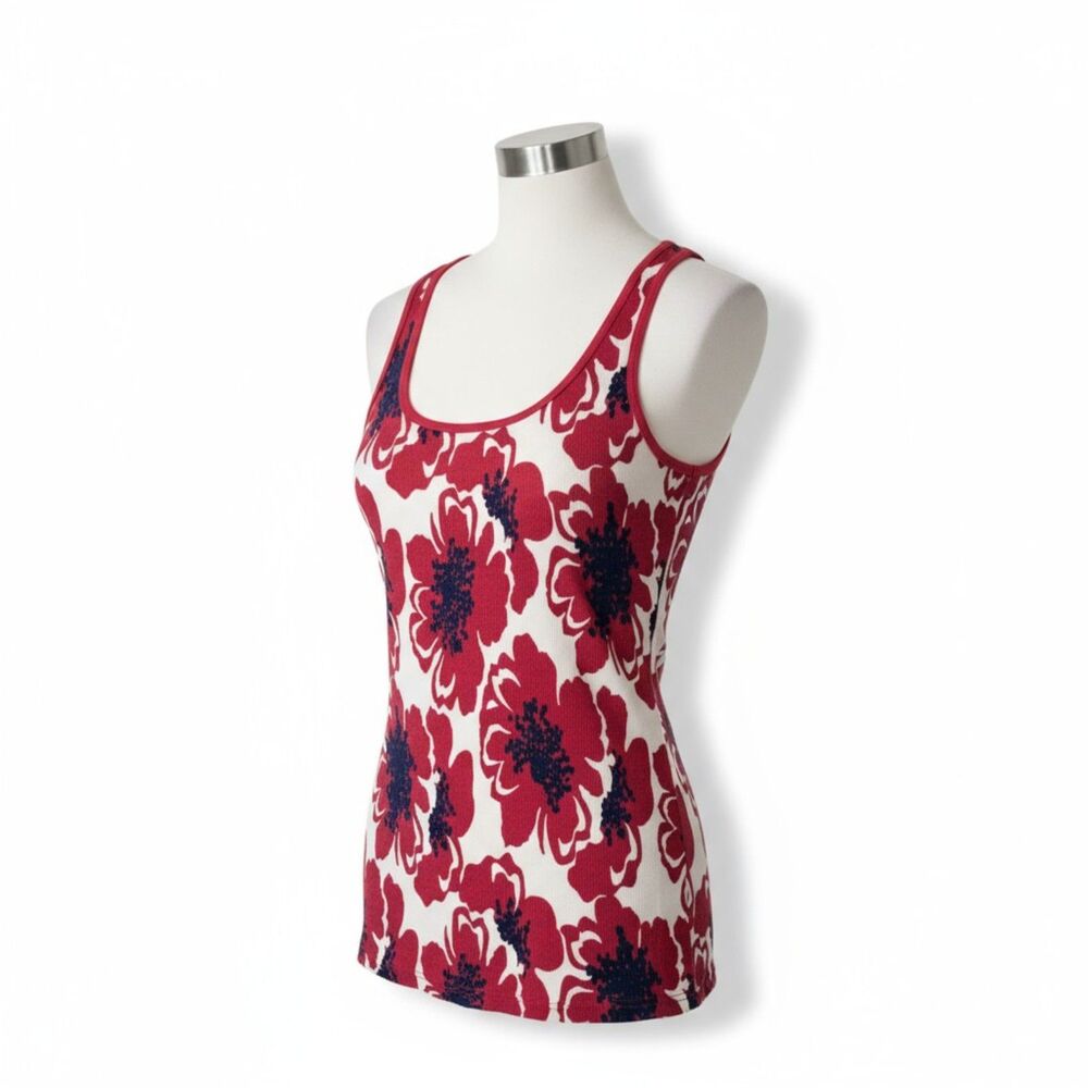 Faded Glory XL Pink & Purple Flowered Tank Top --ITEM #3419